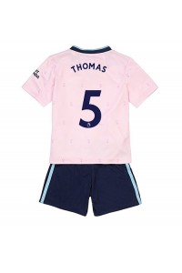 Fotbalové Dres Arsenal Thomas Partey #5 Dětské Třetí Oblečení 2022-23 Krátký Rukáv (+ trenýrky)
